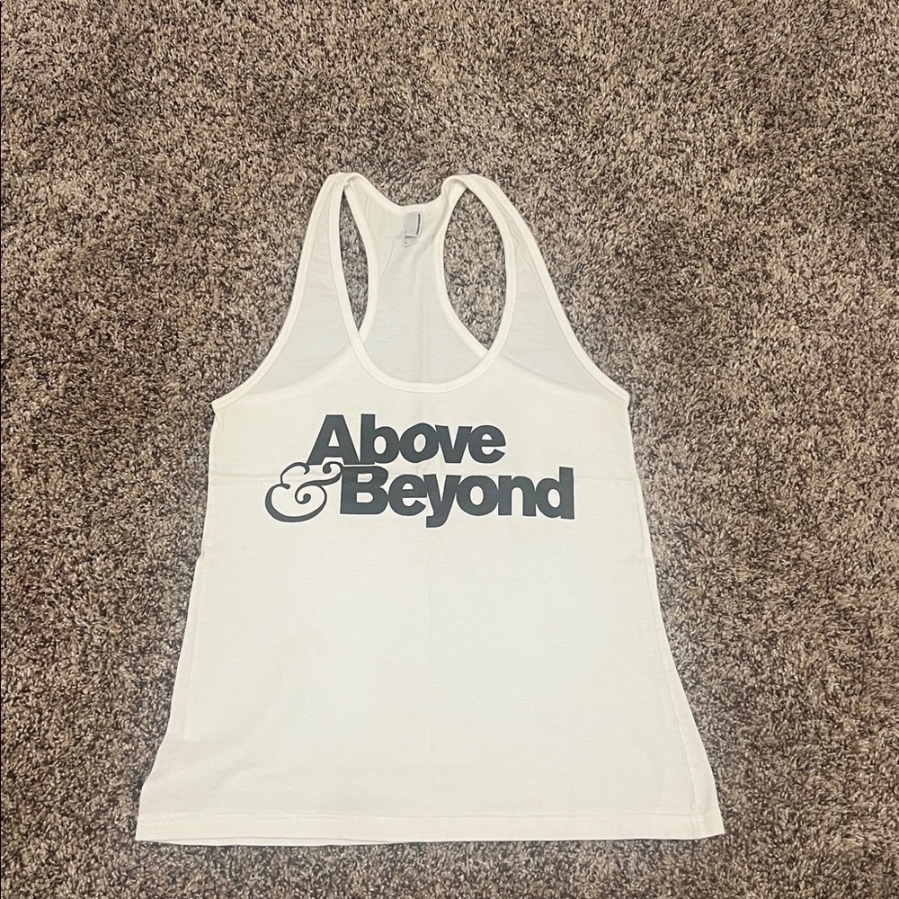 White Tank Top ABOVE AND BEYOND